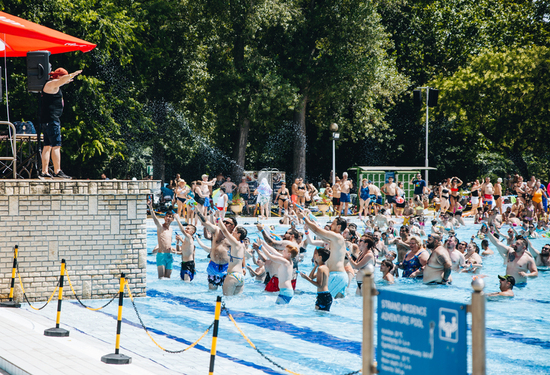 Vízipisztolycsata a Palatinus strandon 2024